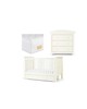 Mia 3 Piece Cotbed with Dresser Changer and Essential Fibre Mattress Set image number 1